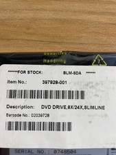 HP 397928-001 Slimline 24X / 8X CD / DVD-ROM Optical Disk Drive. NEW picture