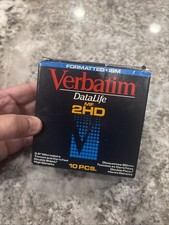 Verbatim Datalife MF 2HD 3.5” Microdisks Formatted IBM Double Sided 12pcs NOS picture