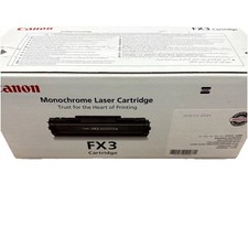 OEM Canon FX3 Black Toner Cartridge 1557A002(92) BA Genuine New Sealed 2012 picture
