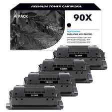 4PK 90X CE390X Toner Fits HP LaserJet Enterprise M603xh M602n M602dn M4555 MFP picture