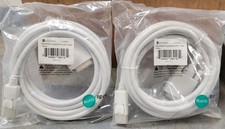 Lot Of 6 - Monoprice 6016 DisplayPort To DVI Cable - White 10FT picture