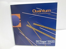 NEW QUANTUM DLT TAPE III XLT BLANK MEDIA IN CASE W/SERIAL NUMBER CARTRIDGE picture