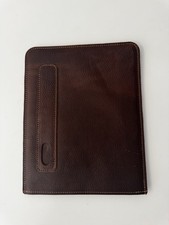 New Mission Leather Co Brown Leather iPad Sleeve 10” picture