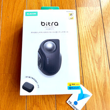 ELECOM M-MT1MRSABK Black bitra Trackball Mouse Quiet Thumb Bluetooth 2.4GHz NEW picture