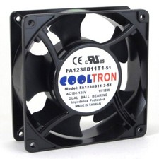 115V AC Cooltron Axial Fan 120mm x 38mm Low Speed picture