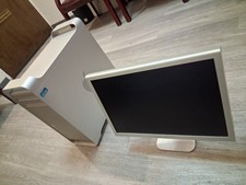 Power Mac G5 Steel Silver Tower And Cinema Display 22