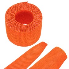 MECCANIXITY Braided Cable Sleeves Heat Shrinkable Fabric Sleeving, 7/8