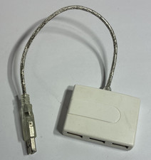 Rock Band Portable USB 2.0 4-Port Hub 1:4 USB-A Male to USB-A Female White picture