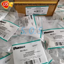 For Panduit NK688MAW Cat 6 Keystone Punchdown Jack Module, Arctic White (50) Pcs picture