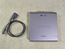SONY VAIO PICTUREBOOK BOOTABLE CD-RW 8X DVD / CD ROM EXTERNAL DRIVE PCGA-CRWD1 picture