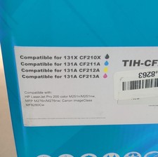 Compatible Toner Cartridge 131X & 131A - 4 Pack (black, Cyan, Yellow, Magenta) picture