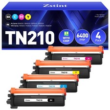 4-Pack Compatible Toner Cartridges for Brother MFC Color Printers - Black, Cyan, picture