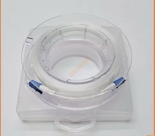 LC-LC G657A2 Transparent Invisible Fiber Optic Patch Cable Single Mode - 10m picture