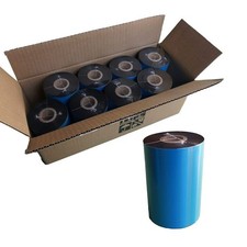 8 Rolls 4.33'' x 1476' Premium Resin Enhanced Wax Ribbon 110mm x 450m picture