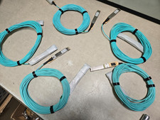 LOT OF 5 Finisar Transceiver 400GB 15m Cable FCBN850QE2C15OR3  QSFP-DD AOC picture