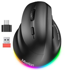 MEETION Left-Handed Ergonomic Left-Handed, Black （For Large Left hands)  picture