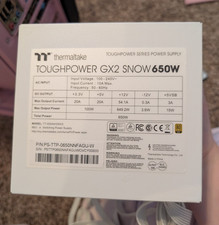 Thermaltake Toughpower GX2 Snow 650W ATX Non-Modular PSU White 20+4 Pin picture