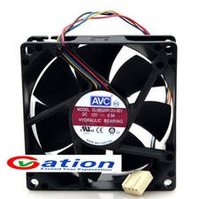 For 1pc AVC DL08025R12U-S01 fan 8025 12V 0.5A 3pin fast shipping Free delivery picture