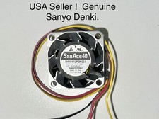 Sanyo Denki SanAce40 9HV0412P3K001 4028 Aluminum Fan ESC RC Cooling Fan 29.3CFM picture