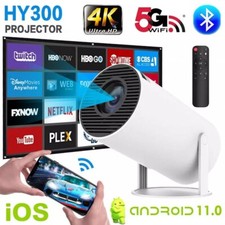 Mini 4K Android Wifi 8000 Lumens Bluetooth 1080P Home Cinema Outdoor Projector picture