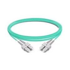 [2pcs] SC UPC‑SC UPC Duplex OM3 50/125 Fiber Patch Cord LSZH LAN picture