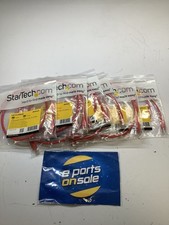 (Lot of 6) StarTech C6PATCH3RD 3ft/91cm Cat6 UTP Patch Cable, Red RB SH4 picture