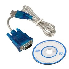 3Ft Translucent USB 2.0 to DB9 RS232 Serial Converter 9 Pin Adapter Cable PDA picture