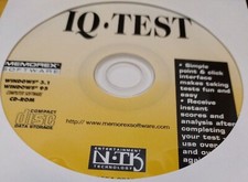 Memorex Software IQ Test (CD rom disc only) windows picture