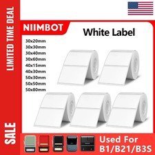 White Thermal Label Roll Direct Print Sticker Waterproof Self Adhesive Paper picture