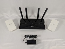 TP-Link AX3000 WiFi 6 Router + 2 TP-Link Range Extenders.  picture