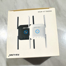 PIX-LINK Wireless-AC WiFi Repeater Pro AC1200 Dual-Band White LV-AC24 picture