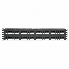 Panduit PAN-NET 48 Port 2RU Flat Punchdown Patch Panel DP485E88TGY Cat5e picture