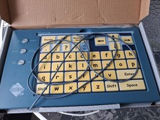 IntelliTools IntelliKeys USB Keyboard with 4 overlays and Installation CD picture