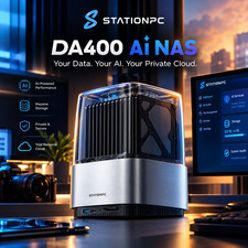 StationPC DA400 AI NAS Next-Gen AI NAS & Local AI Cloud picture