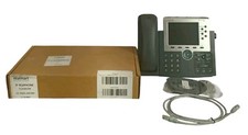 Cisco 7965G IP VoIP Gigabit GIGE Telephone Phone - CP-7965G Gray Corded 6-Line picture