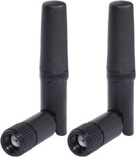 2pcs Small WiFi Antenna Dual Band RP-SMA for PC Desktop Computer PCI PCIe Card picture