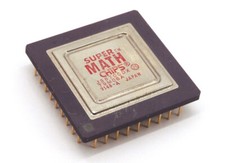 Super Math Chips J38700DX-25 68-Pin CPGA FPU Co-Processor 25MHz Rare Vintage picture