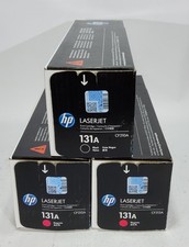 HP 131A Toner Cartridge Black  Magenta  Set CF210A   CF213A Sealed picture