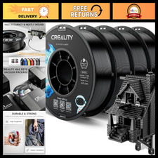 High-Quality PETG 3D Printer Filament 1.75mm 4KG Black - Durable & Versatile picture