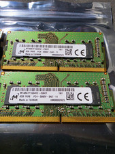 Micron 16GB (2x8GB) DDR4-2666 SO-DIMM 260-Pin 1Rx8 Laptop RAM MTA8ATF1G64HZ picture