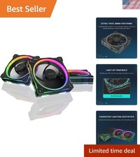 Triple Pack Prime MR120 ARGB Fans - Whisper-Quiet, 20 LEDs for Stunning Lighting picture