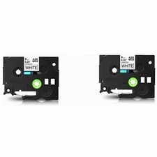 TZe121-721 Label Tape 9mm Black on White Brother P-Touch PT-D600 D400 picture