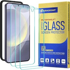(3 Pack) ArmorSuit Samsung Galaxy S24 Plus Tempered Glass Screen Protectors S24+ picture