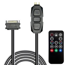 ARGB Controller Kit for PC Case Fans, 5V 3Pin, SATA Power, Remote Control picture