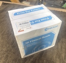 MIKA3D Silk PLA Filament Bundle 1.75mm 3 Spools Gold Silver Copper 1.5kg picture