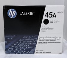 Genuine HP 45A Q5945A, Black LaserJet High Yield  Toner Cartridge - New picture