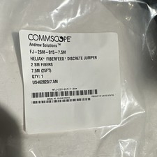 CommScope FJ-2SM-015-7.5M SM Duplex LC-LC Fiber Optic Cable 7.5m Black picture