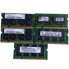 Infineon SODIMM 1GB Laptop Memory PC2-4200S Kingston Samsung Elpida 512MB Lot 5 picture