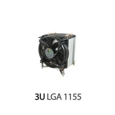 Dynatron K17 3U CPU Cooler Heatpipes, Intel LGA 1155 / 1156, i7, Xeon, Socket H2 picture