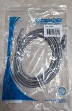 C2G Cables To Go 27260 14ft Shielded CAT5e Ethernet Cable Gray STP New picture